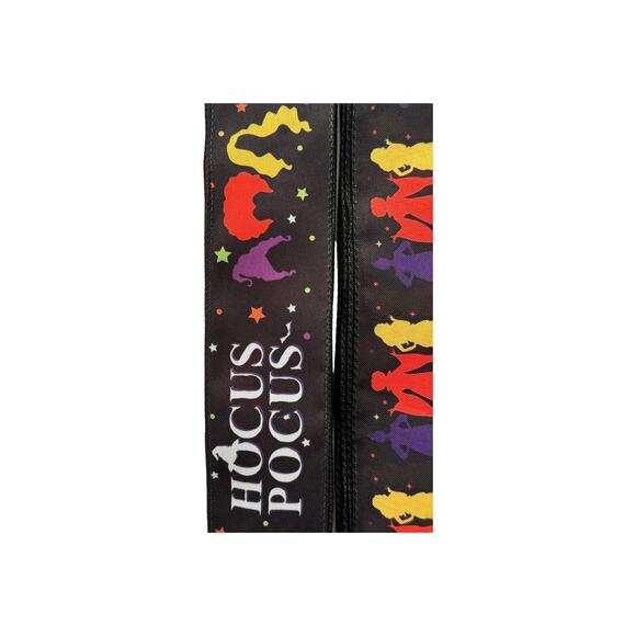 Three Witches Halloween Wreath Kit | Three Witches Sign and 6 Yards Ribbon - Picture 4 of 5